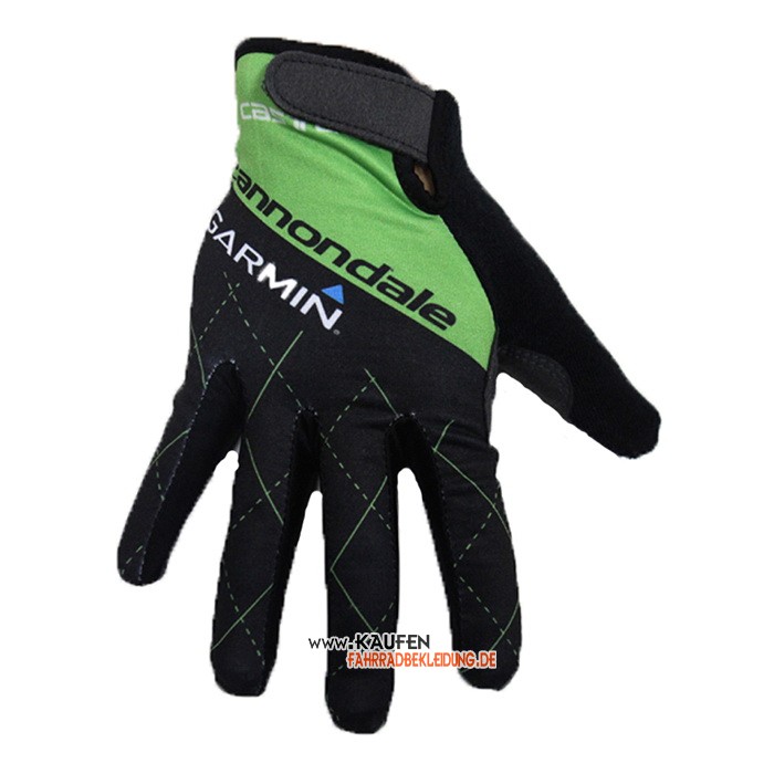 2020 Cannondale Garmin Lange Handschuhe Shwarz Grun